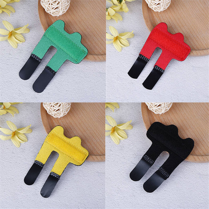 1Pcs Aluminium Finger Splint Brace Adjustable Tape Bandage Corrector Support