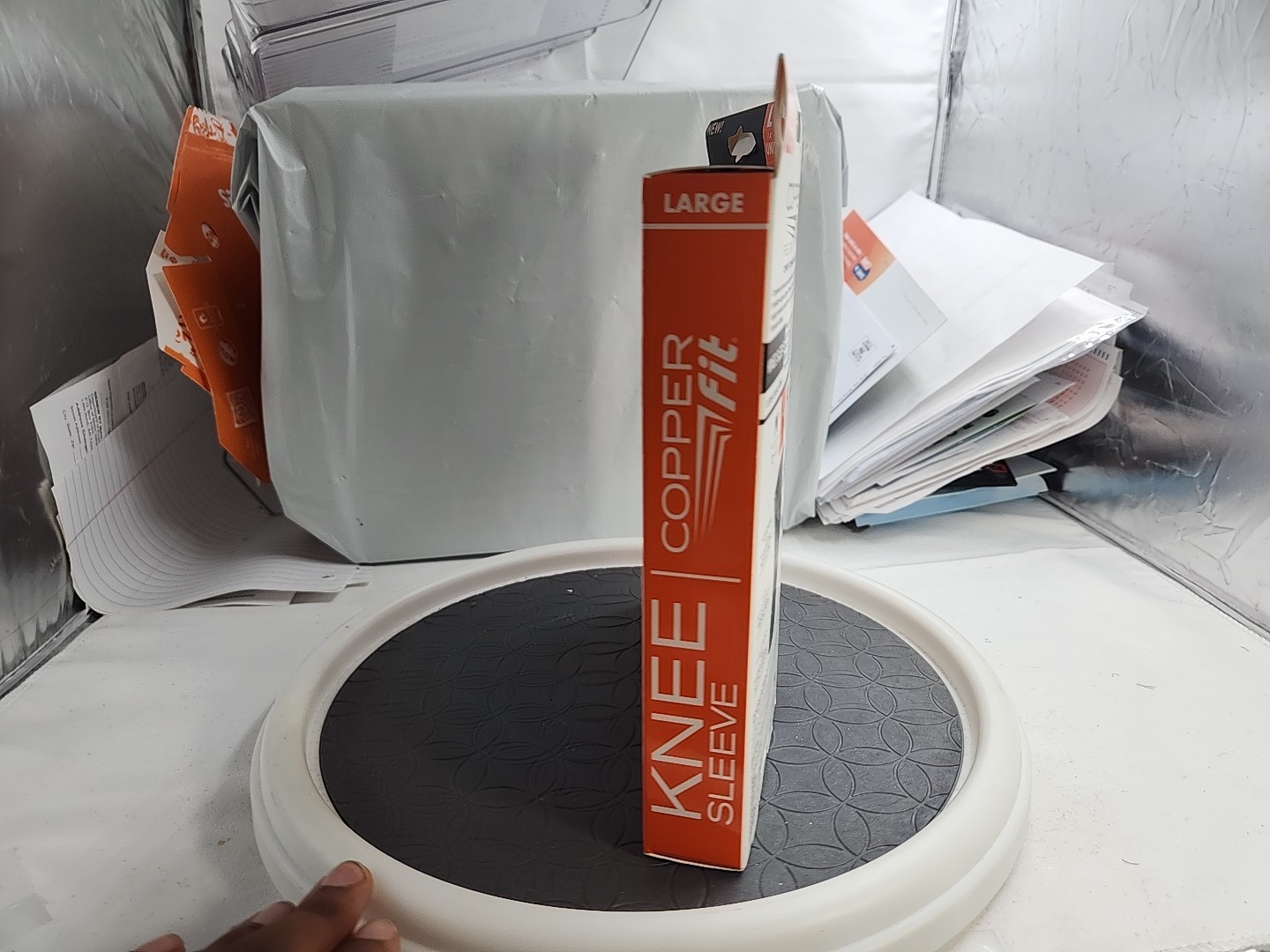 Copper Fit Freedom (Size L) Copper Infused Compression Knee Sleeve New 2 Pack