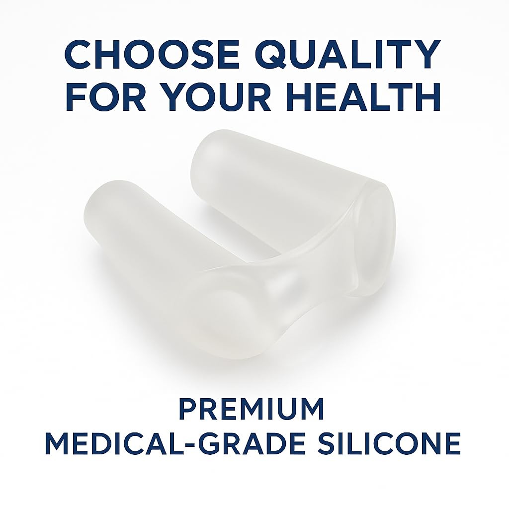 Nostril Retainer — Small Size 7 — Soft Hypoallergenic Silicone — Light Nose S…