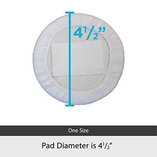 Hernia Belt Replacement Pad | Silicone Pad with Soft Fabric Cover Attaches to…