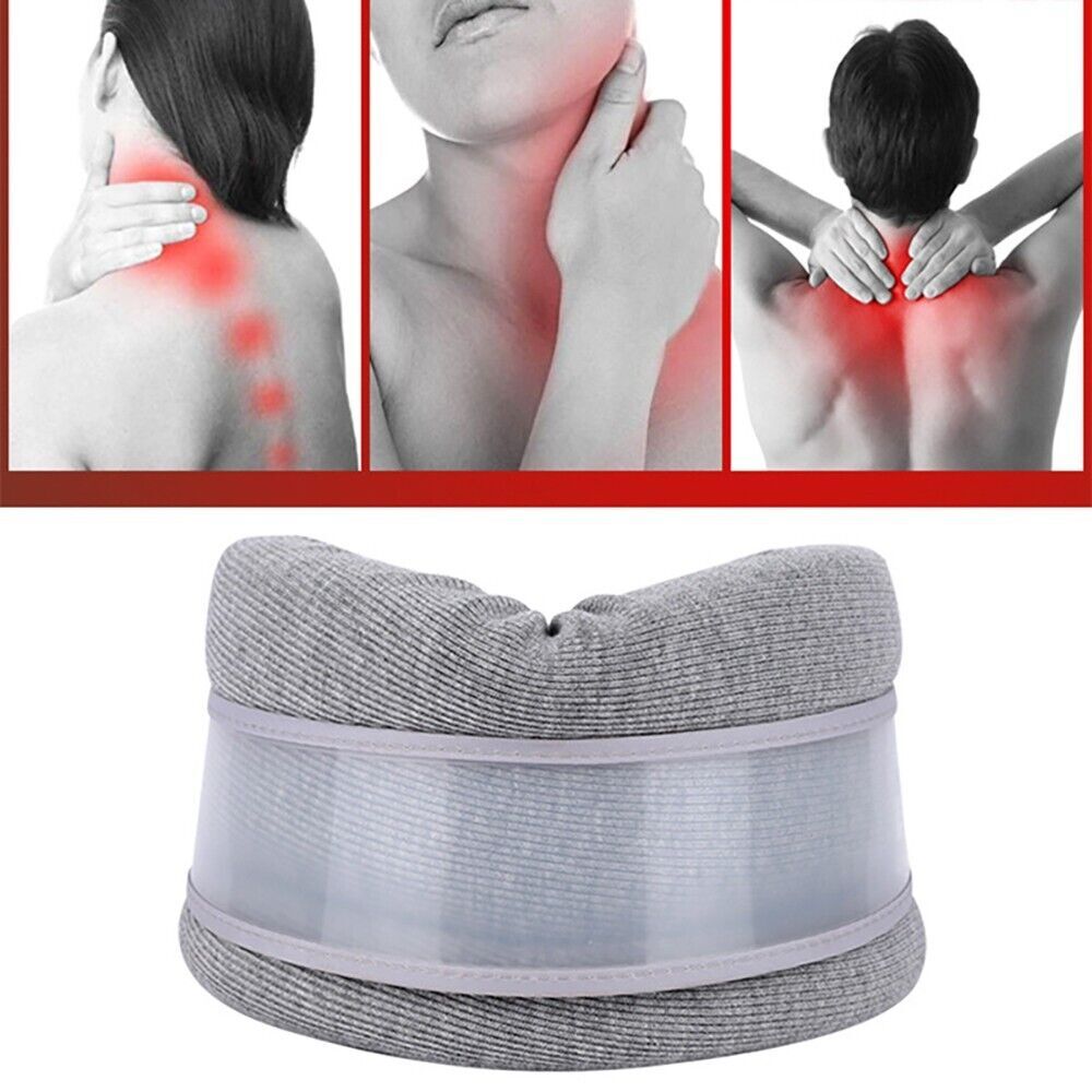 Cervical Neck Traction Device Collar Brace Support Pain Relief Sleeping Travel