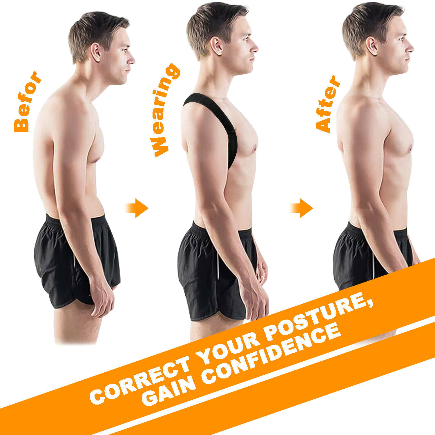 Posture Corrector Brace for Upper Back Thoracic Corset Spine Belt Pain Relief