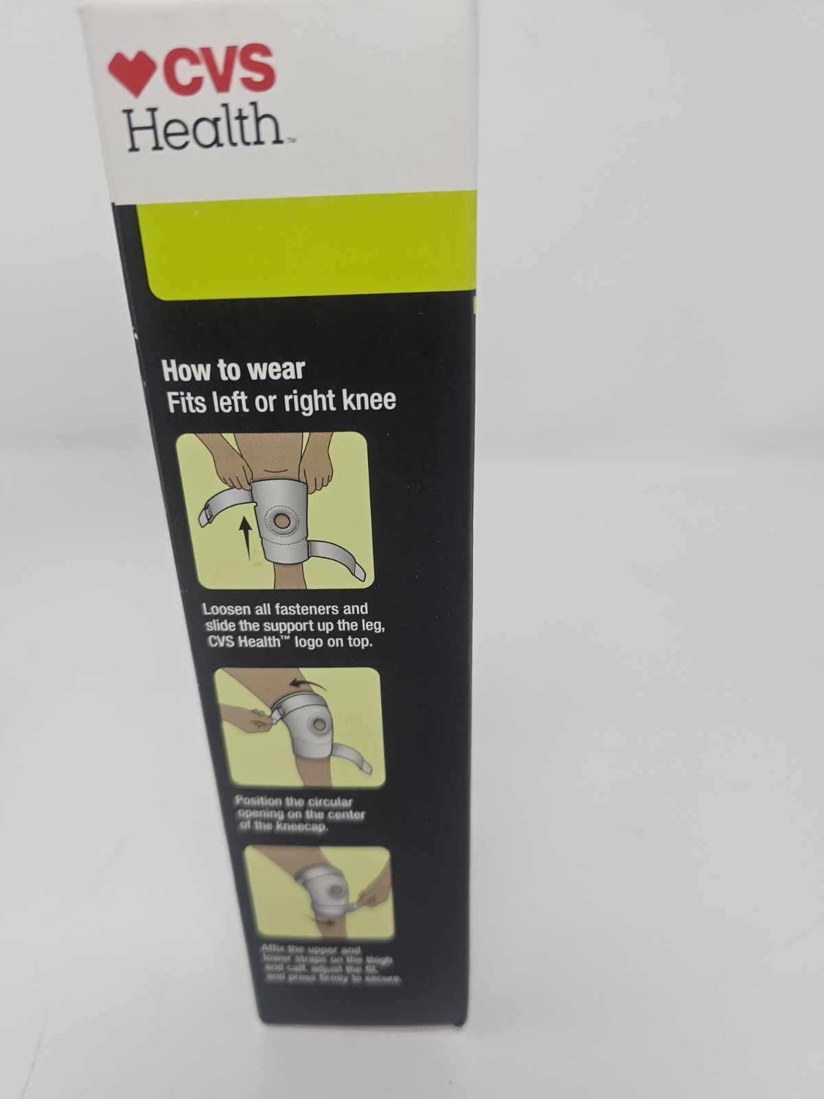 CVS Health Active Compression Knee Support Breathable Material Size XL
