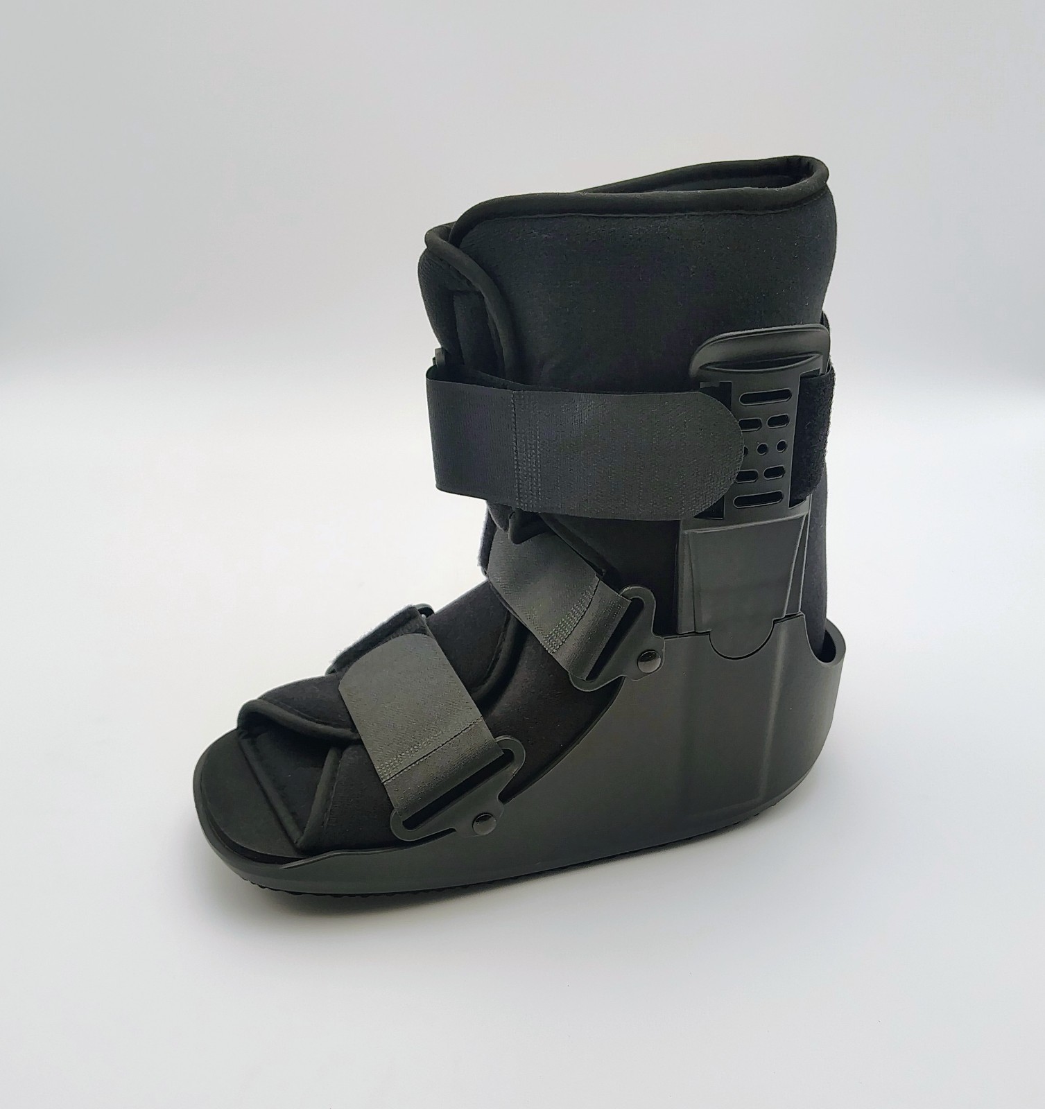Air Walker Ortho Boot | Short Walking Protective Boot | Size LG | Black