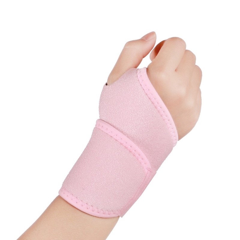 Elastic Wrist Brace Adjustable Wrist Compression Wrap for Gym Fitness Badminton