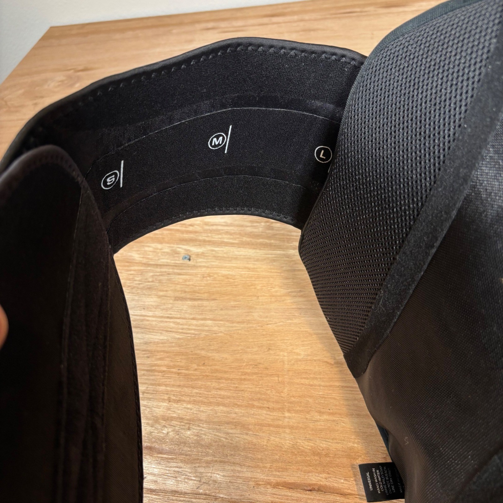 Ovation Medical Nu-Form Universal Back Brace Lumbar Support 20140S Black Grey