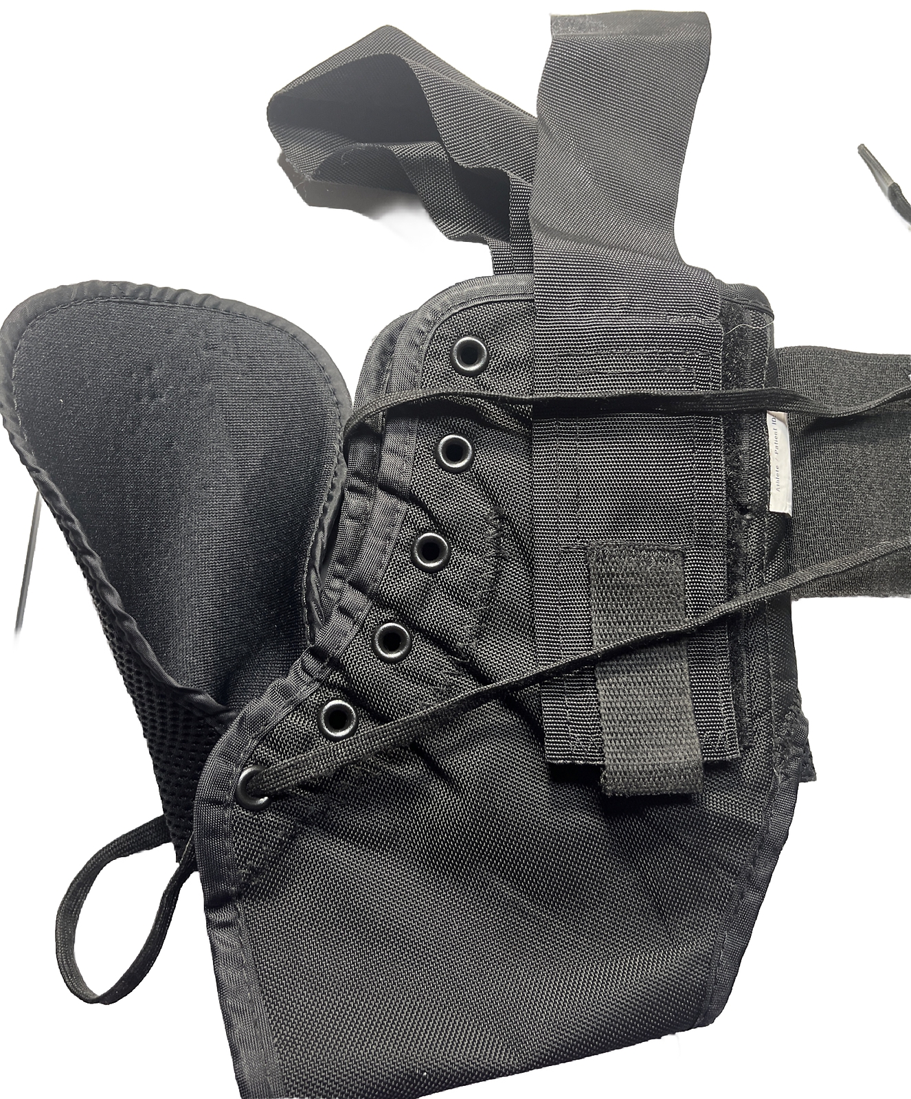 ASO EVO Ankle Stabilizer support Black Size Large Adjustable