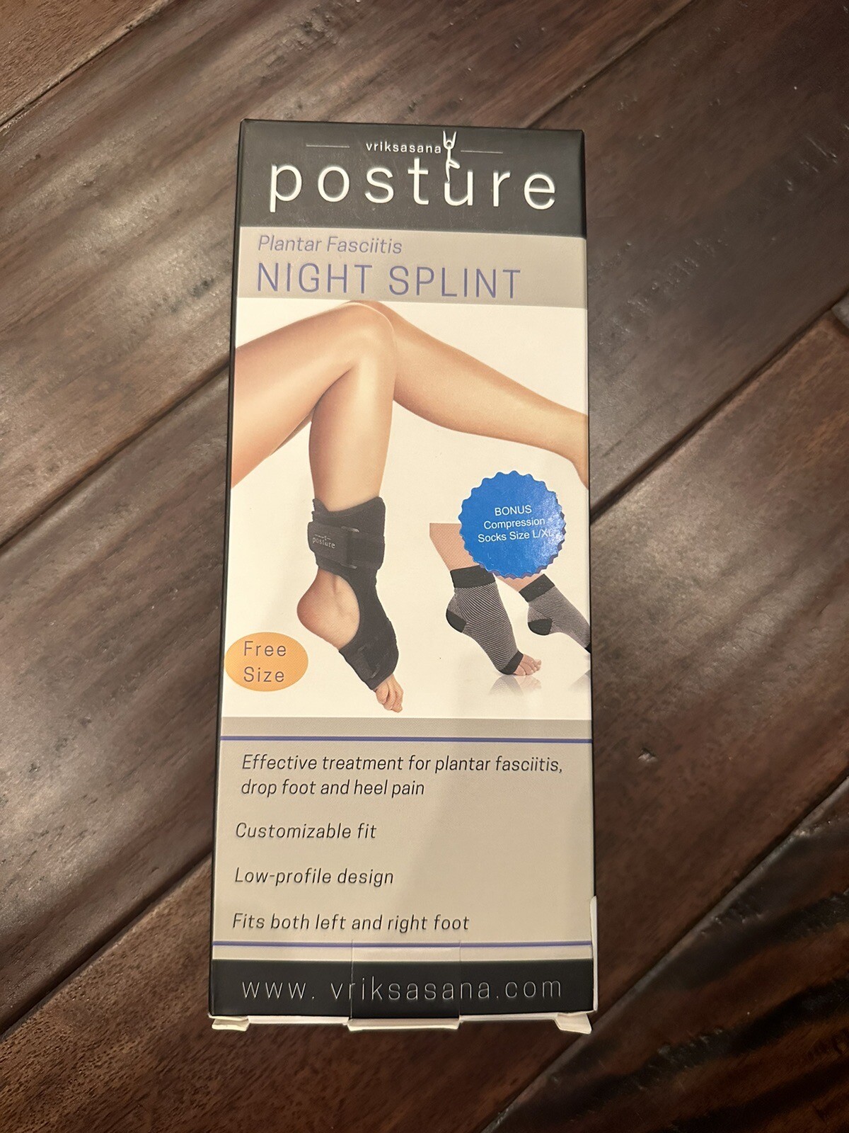 Vriksasana Posture Plantar Fasciitis Night Splint NEW + Free Shipping