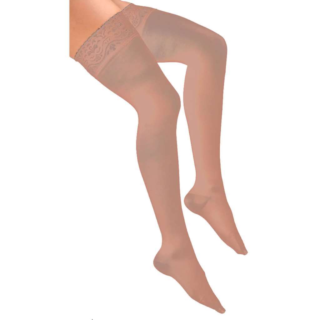 Activa Soft Fit Thigh High Lace Top 20-30mmHg (Beige) Medium