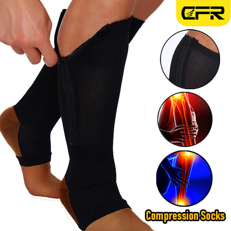 Compression Socks Stockings Womens Men Knee High Medical 20-30 mmHG S M L XL XXL