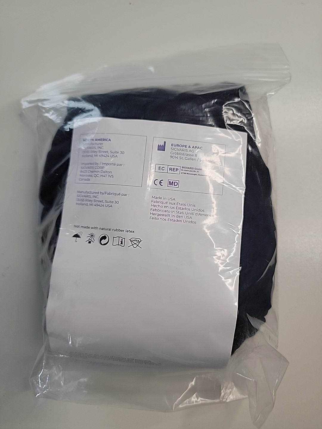 Sigvaris Lymphedema Wear Chip Pad Bra