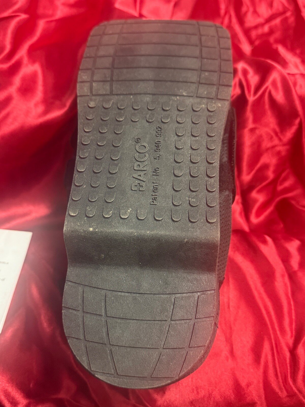 HeelWedge Black Post-Op Shoe Medium HQ2B