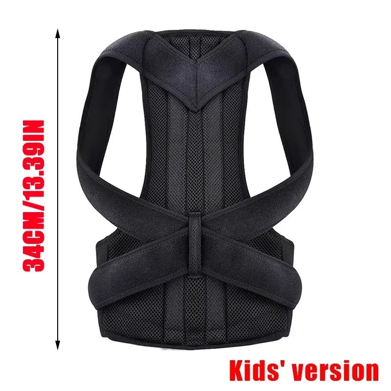 Adjustable Posture Corrector Low Back Support Shoulder Brace Belt for Men Women