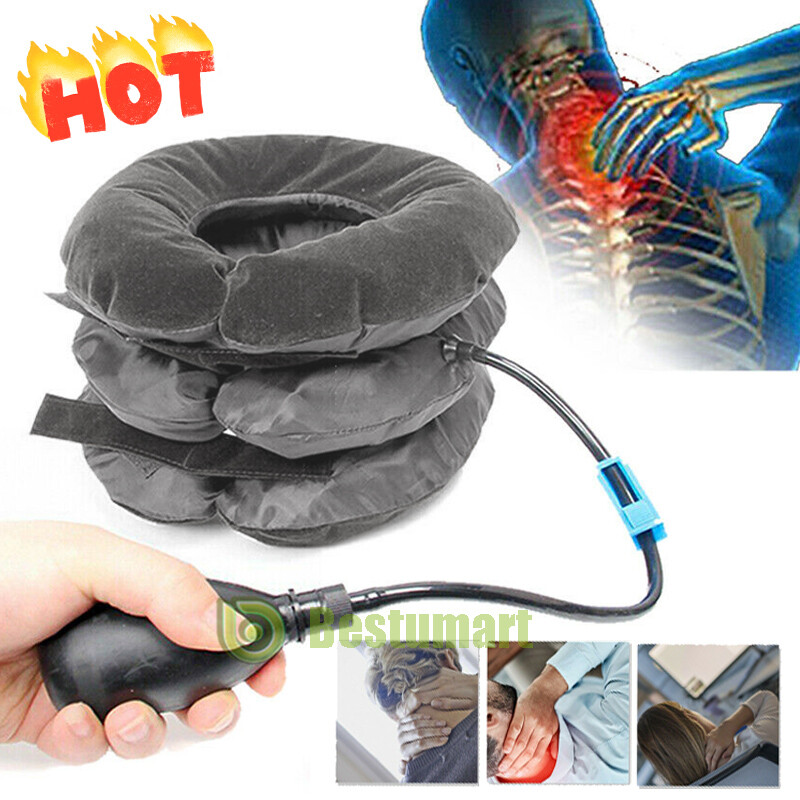 Cervical Neck Traction Device for Instant Neck Pain Relief – Adjustable Home Use