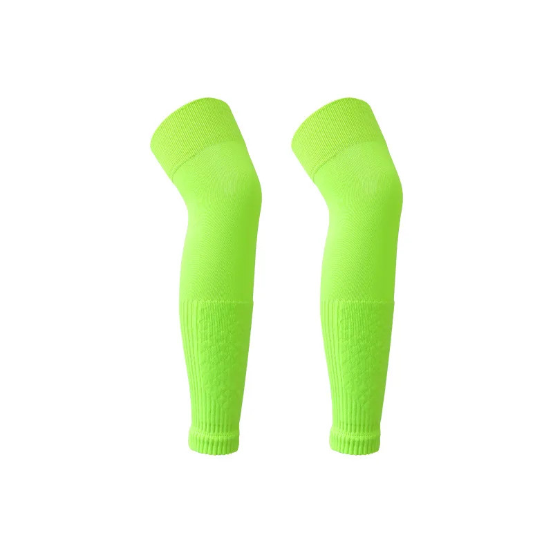 Adult Leg Warmers Elastic Soccer Shin Guard Calf Socks Over Knee Men Sports Comp