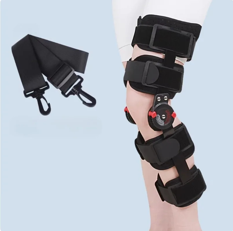 Model Orthopedic Support Stabilizer after Surgery Adjustable Hinged Knee Brace K