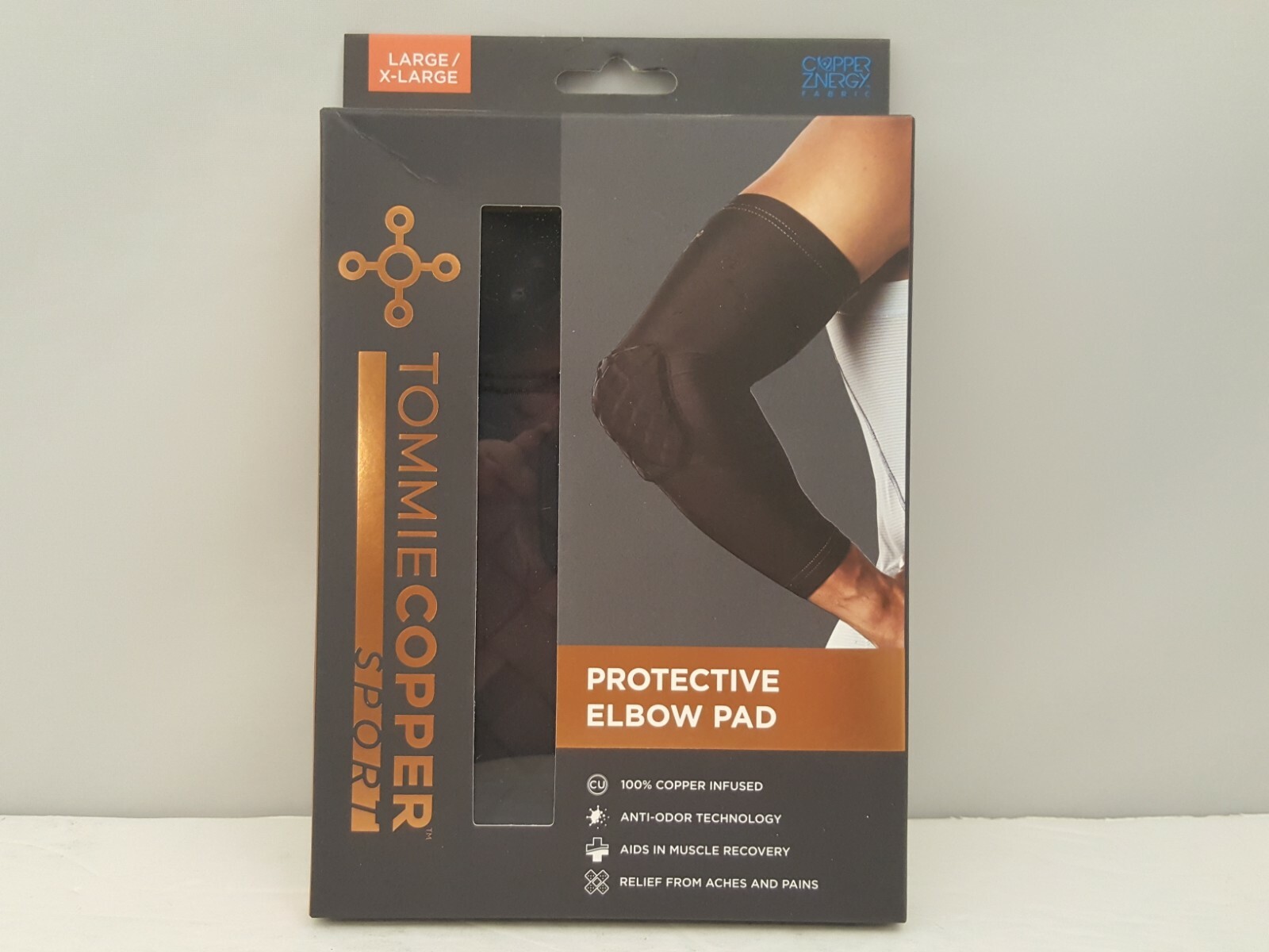 Tommie Copper Sport | Protective Elbow Pad | Black | Large / X-Large | 01-63152