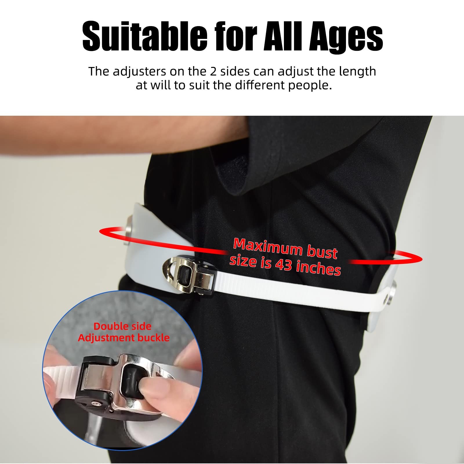 Shuyan Jiao Pectus Carinatum Orthosis Brace, Pigeon Chest Support, For adult