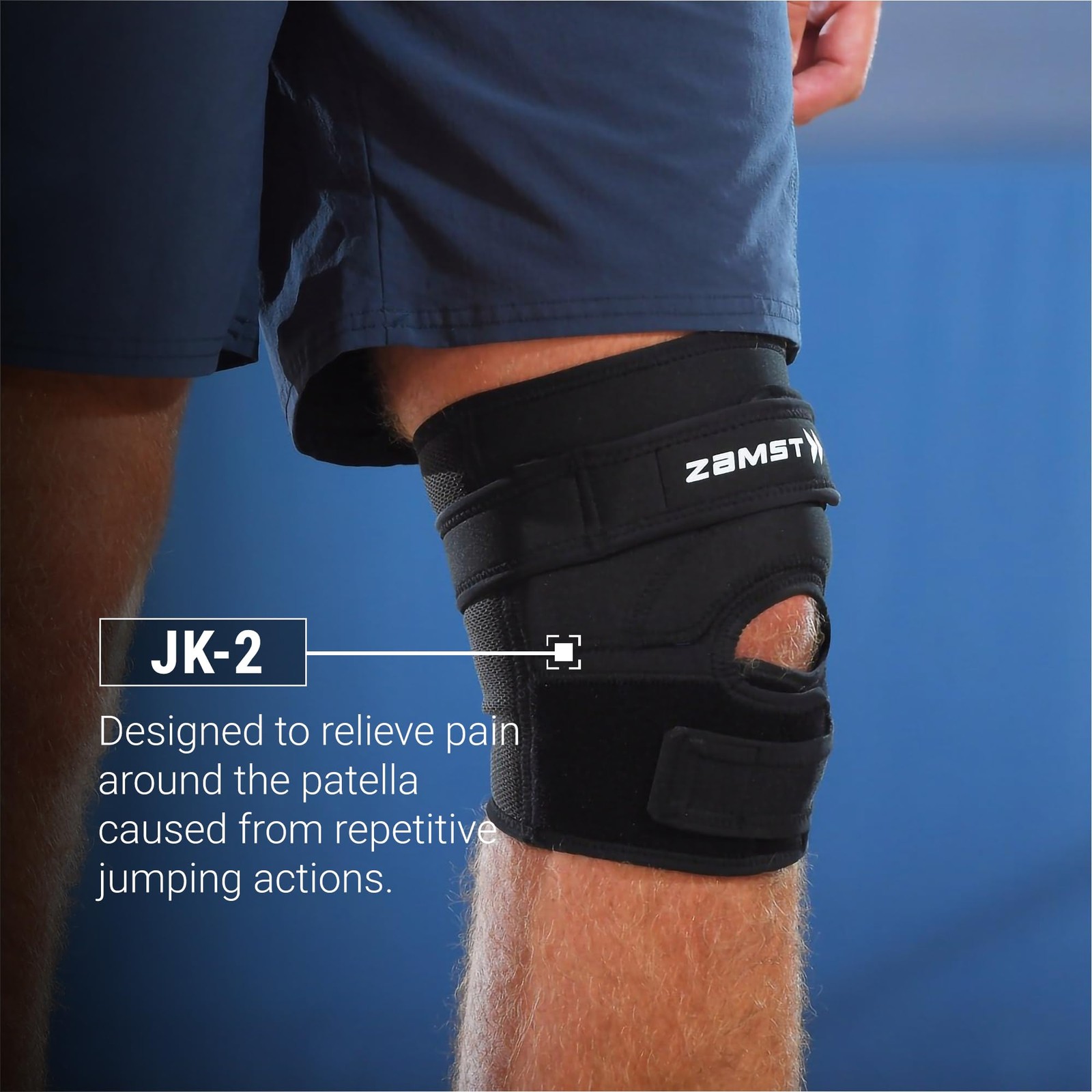 JK-2 Sports Knee Brace for Jumpers – Compression Knee Brace for Men and Women…