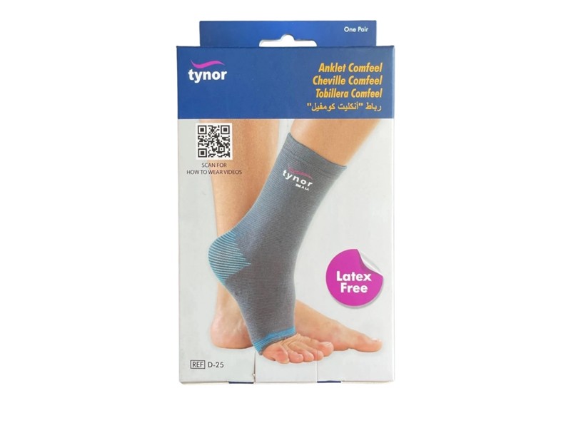 Tynor Comfeel Anklet Pair Large Size D-25 for Pain Relief