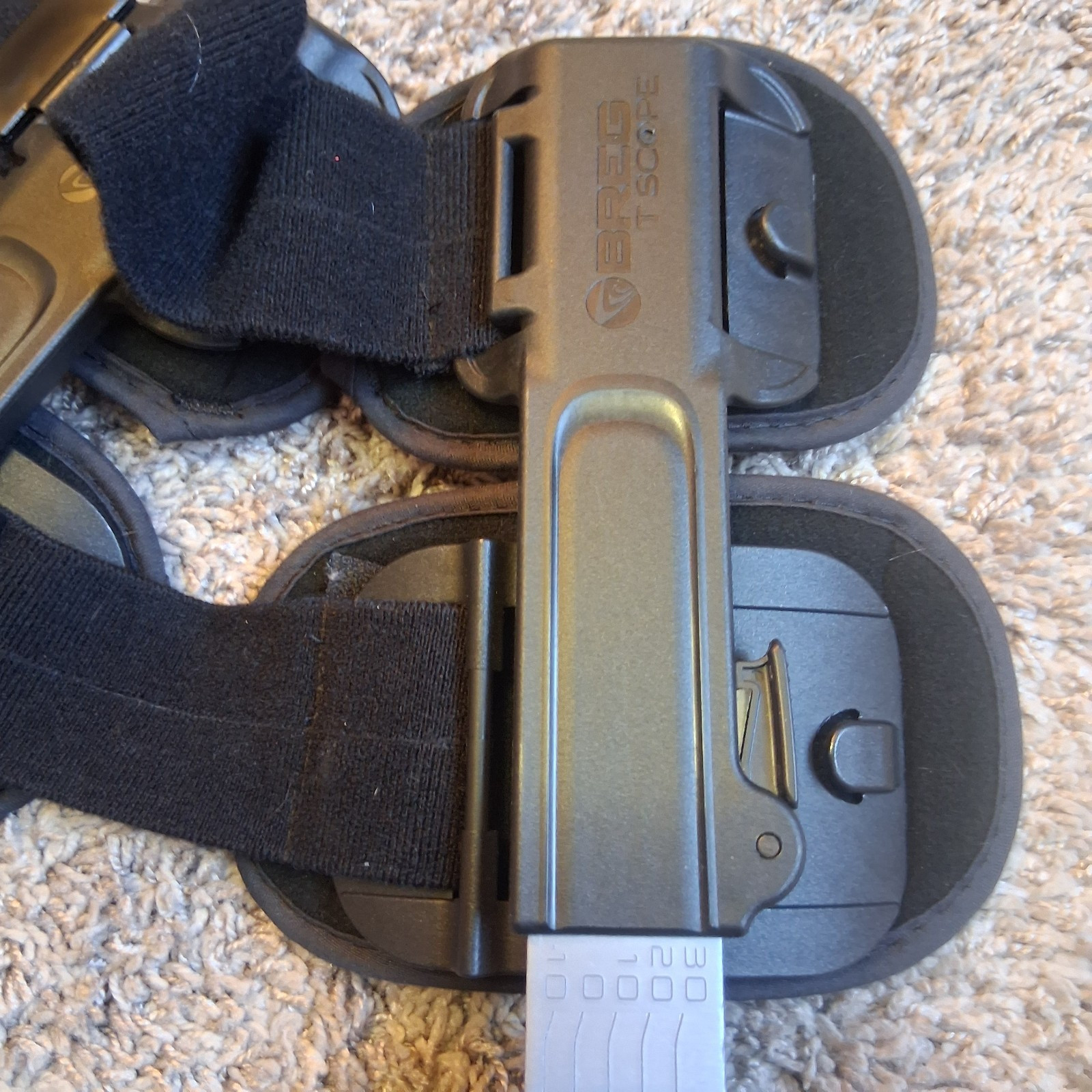 Breg Flexion Extension T-Scope Post-Op Padded Adjustable Hinged Knee Leg Brace