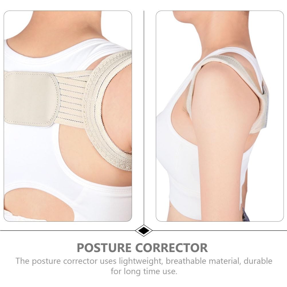 FRCOLOR Posture Corrector Back Brace Strap Lightweight Breathable L, As Shown