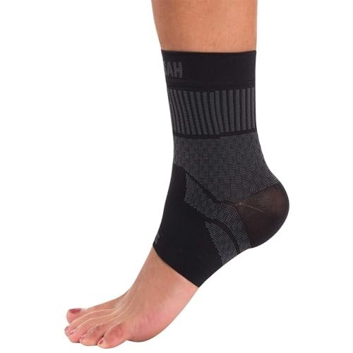 Compression Ankle Brace Sleeve Support for Running Soccer Sprains Pain Relief