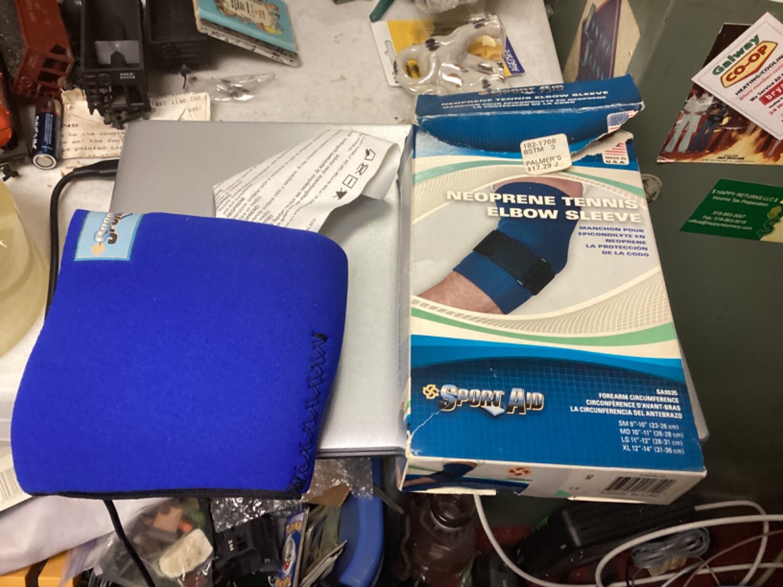 Sport Aid Neoprene TENNIS ELBOW Band medium size