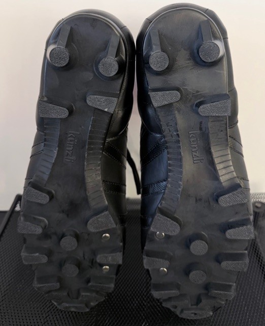 Kunzli Men’s US 8.5 Black Soccer Football Cleats Orthopedic Ankle Support UK 7.5