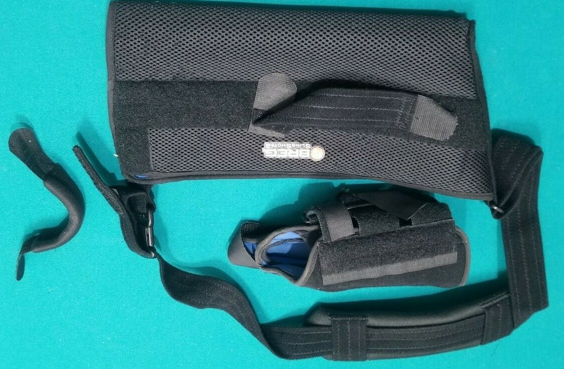 Breg Medical Sling Slingshot 2 Padded shoulder Pillow and Wrist Brace