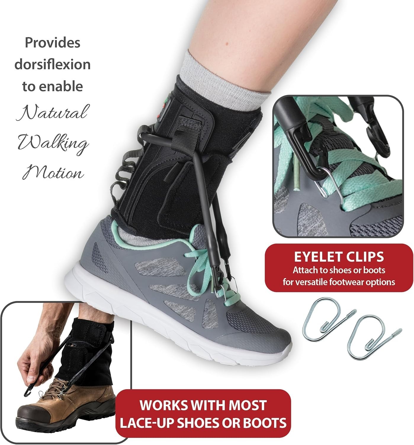 Comfortable Foot Drop Brace – Dorsiflexion Assistance