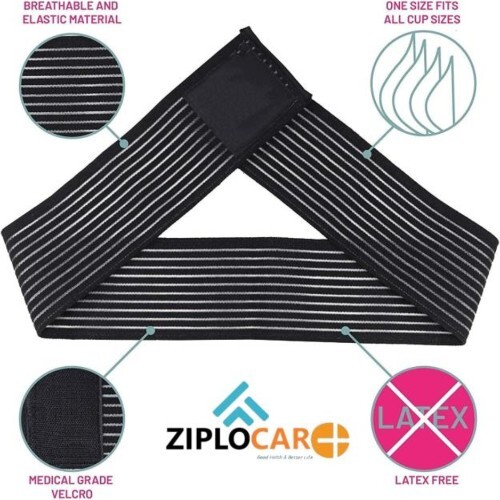 Post Surgical Breast Implant Stabilizer Compression Band, Breast Support Band