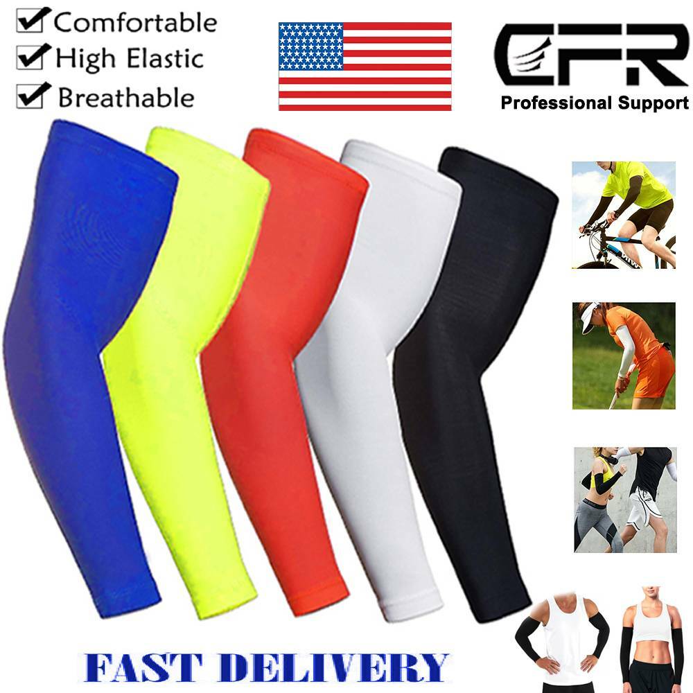 Elbow Brace Compression Support Arm Long Sleeve Tendonitis Reduce Joint Pain CFR