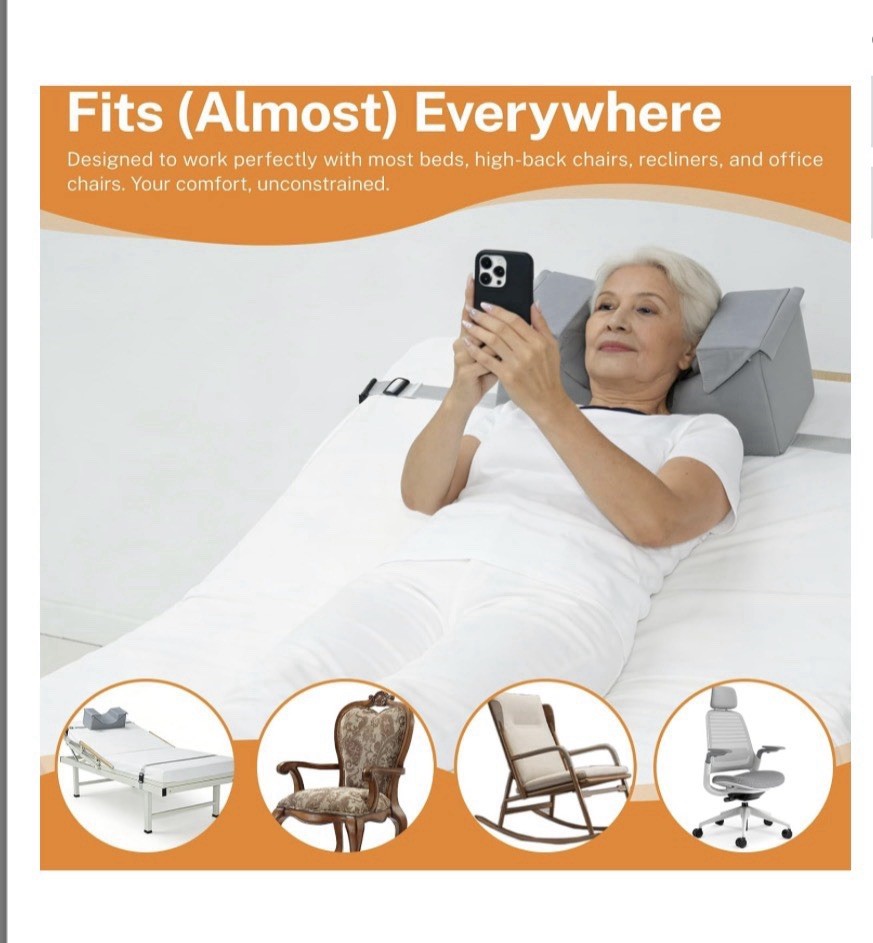 ANBANREY Neck Stabilizer Head Positioning Pillow Adjustable Support Strap