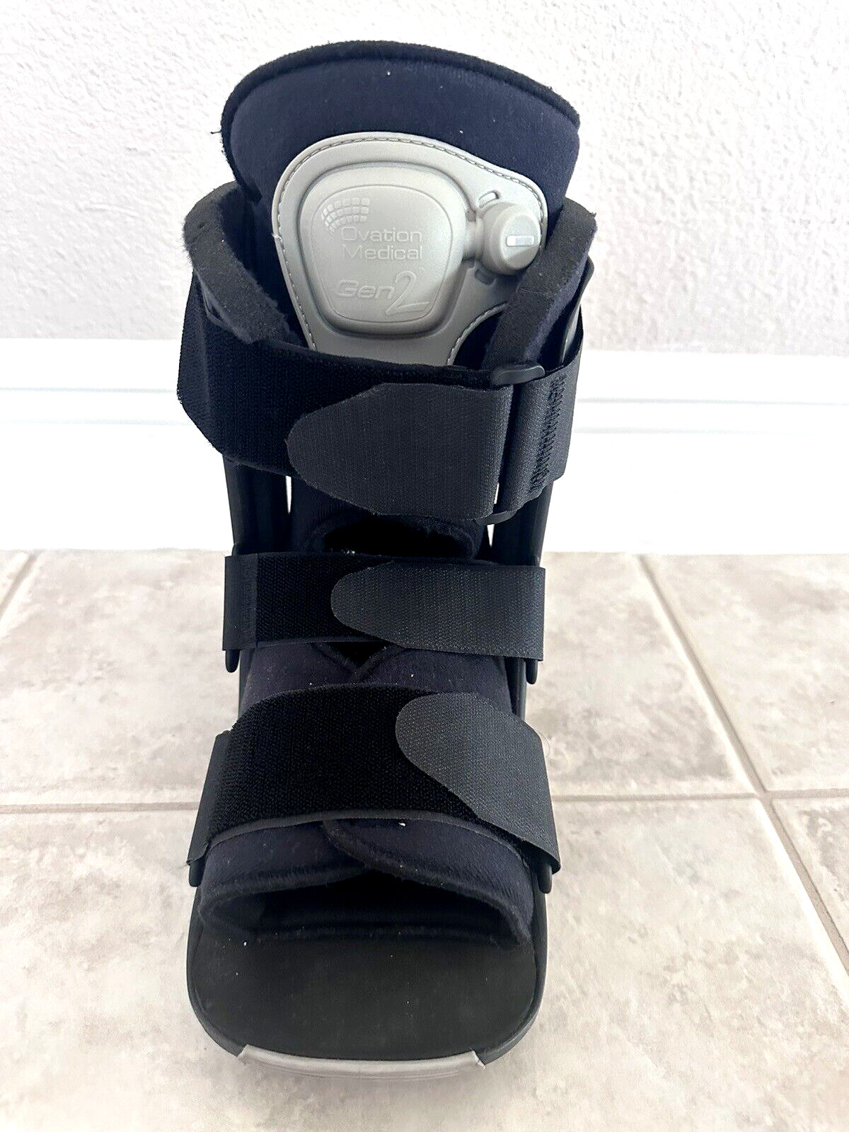 Ovation Medical Gen2 Walking Boot Pneumatic Pump Short Black Size SMALL