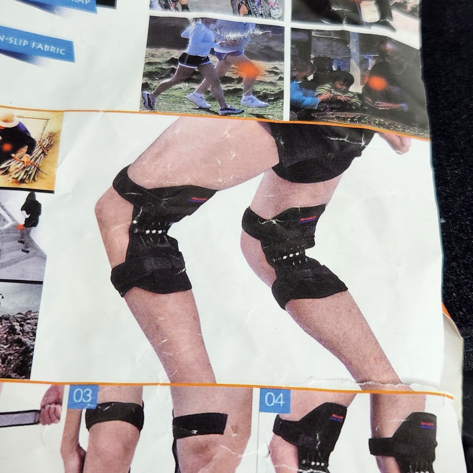 Power Knee Booster Strap Support Brace Adjustable Spring Assist Stabilizer