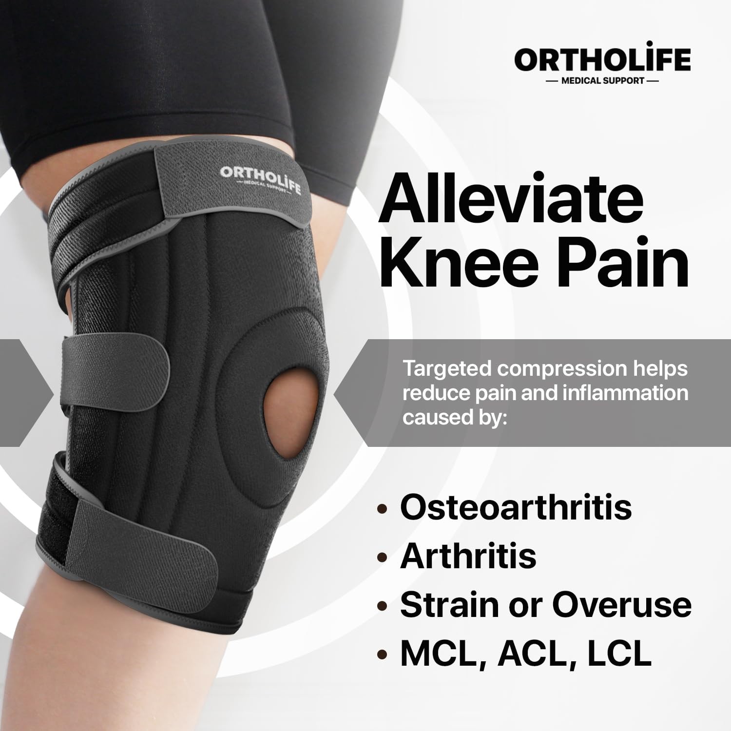 Knee Brace for Women and Men – Knee Compression Sleeve for Meniscus Tear, ACL…