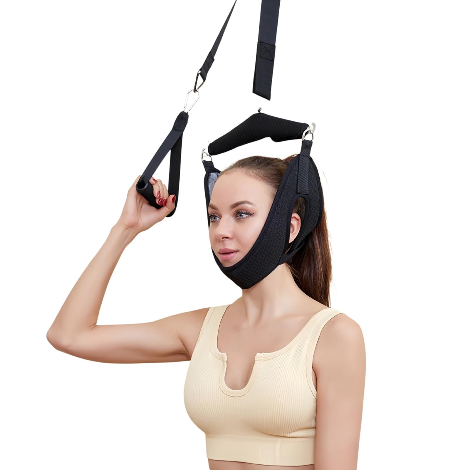 Adjustable Cervical Neck Traction Device Portable Cervical Stretcher Hammock …