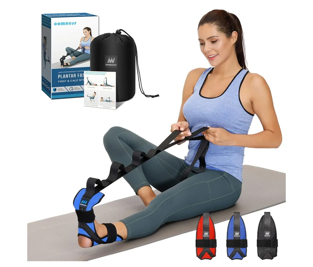 Comness Foot And Calf Stretcher-Stretching Strap For Plantar Fasciitis