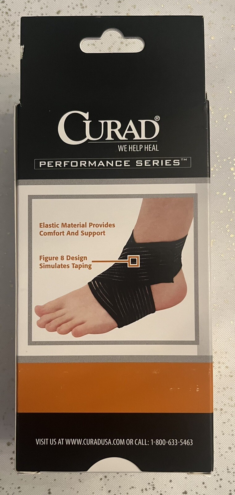 Curad Medium Performance Series Figure 8 Ankle Support