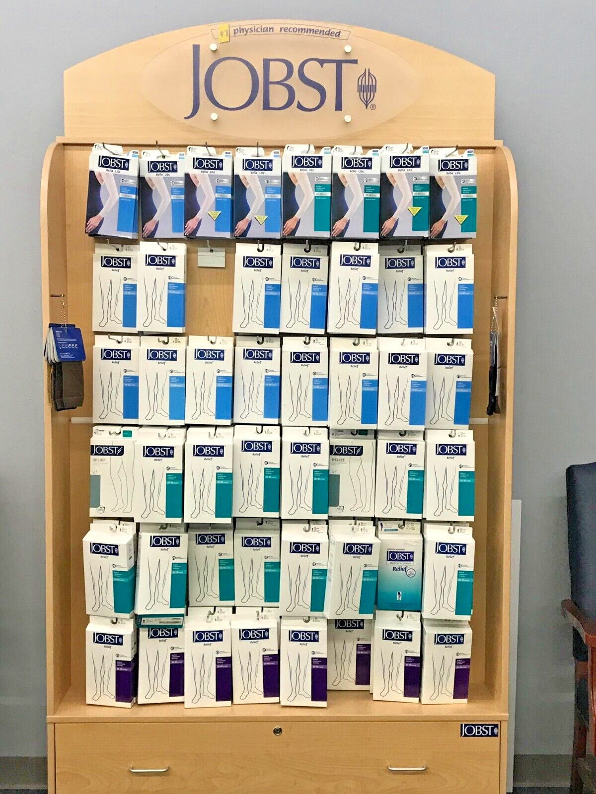 Jobst Relief Compression Thigh OT Stockings 15-20 mmHg, 114821, Beige, XLarge