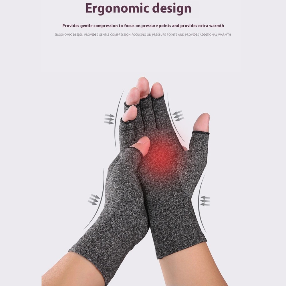 Compression Arthritis Gloves Joint Pain Relief Wrist Support Hand Brace Gloves