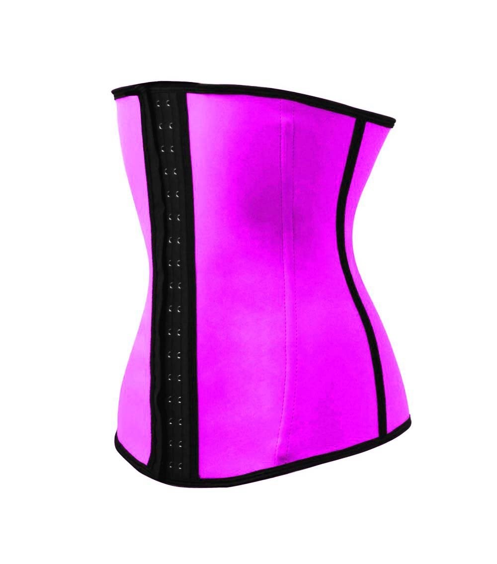 Max Compression Mens Neoprene And Spandex Workout Style Waist Cincher Hot Pink