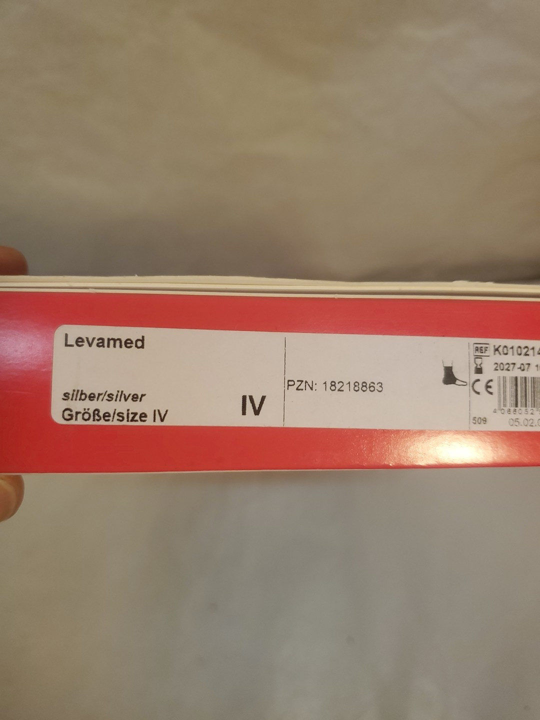 Ankle support Medi Levamed. Silver Size Iv