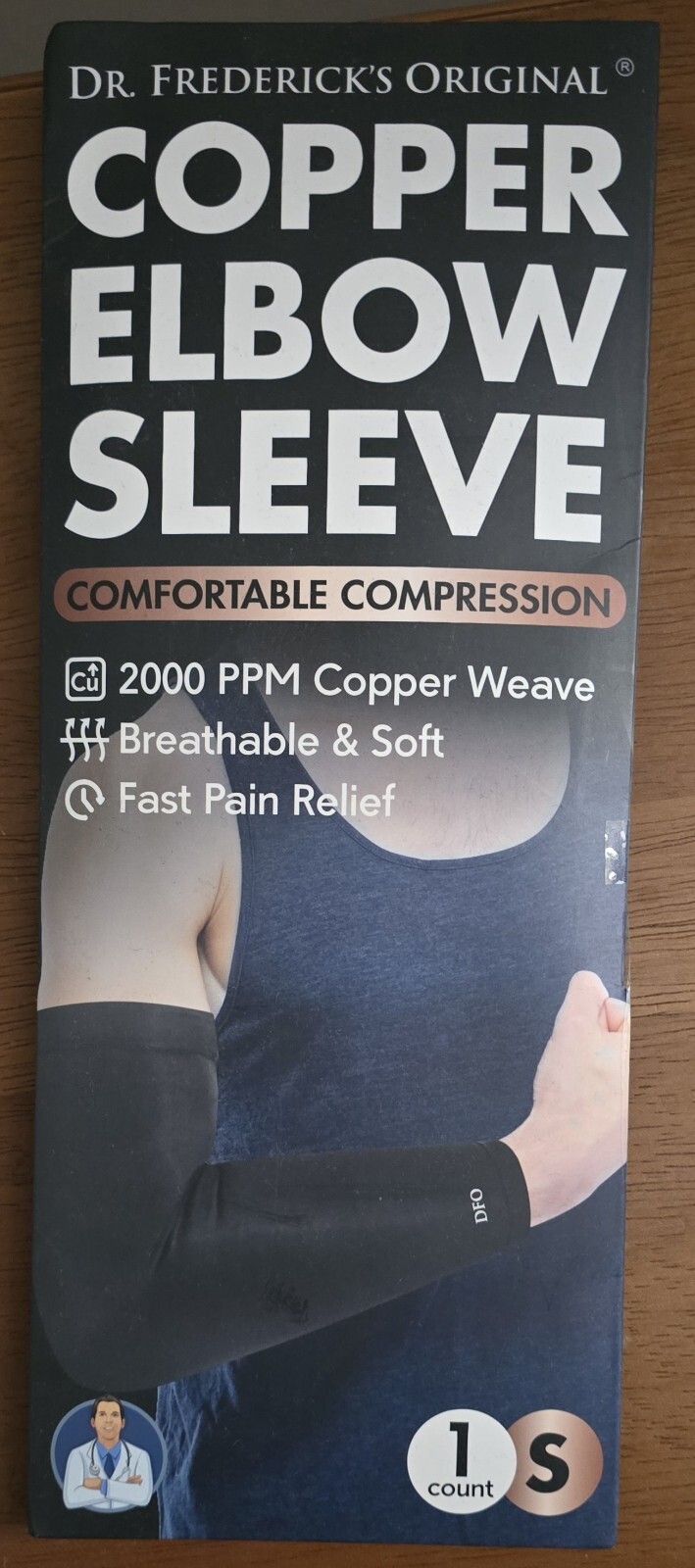 Dr Frederick’s original elbow copper sleeve