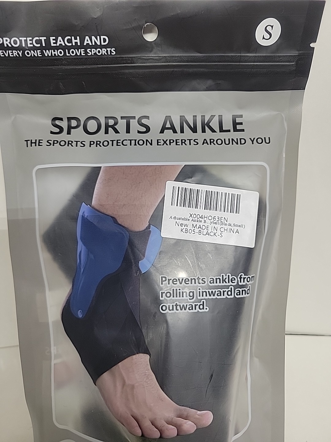 NEW SZ S Sports Ankle Brace Prevents Ankle Rolling Inward/Outward Ankle Protect