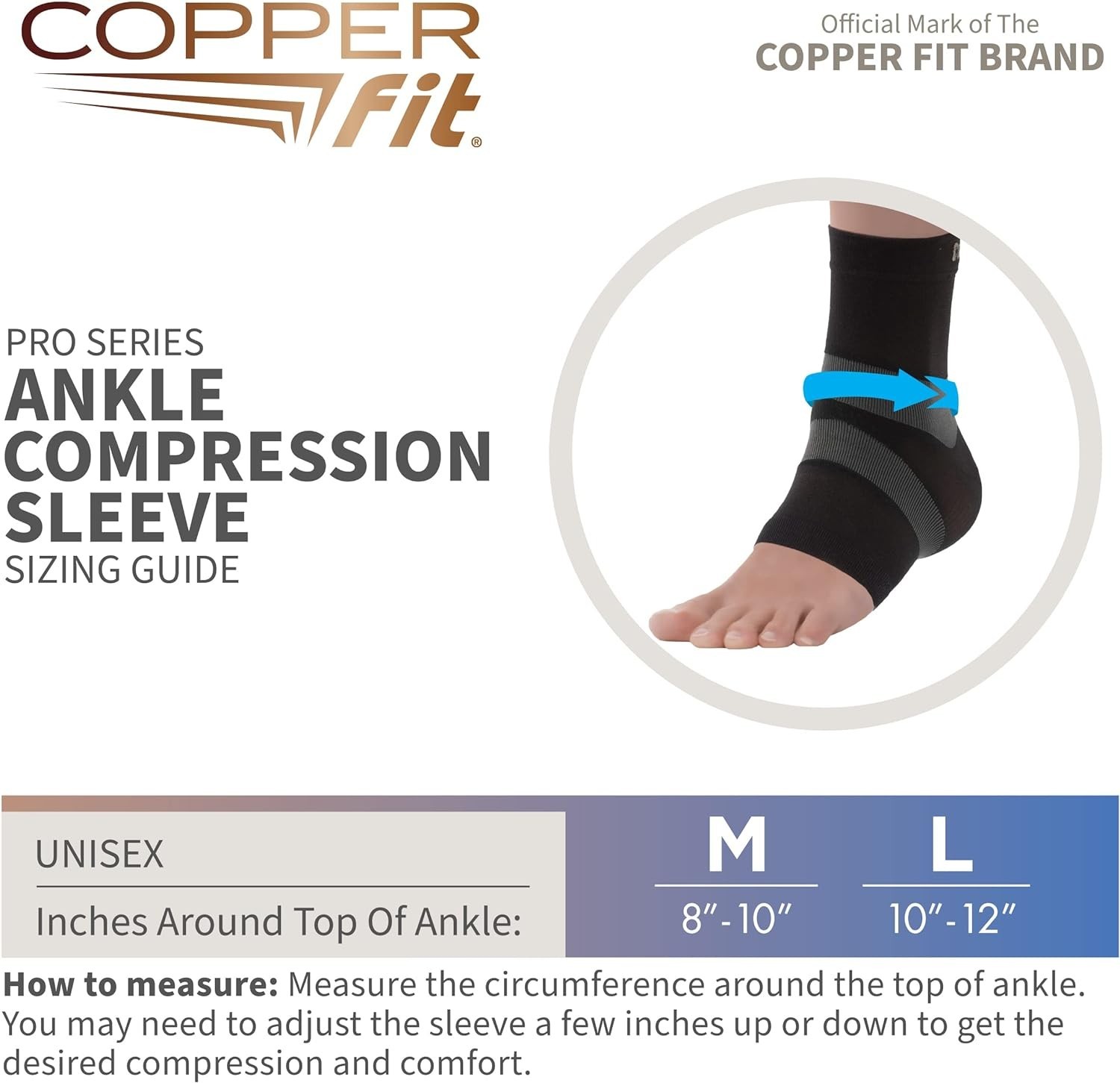 Pro Series Unisex Ankle Compression Sleeve
