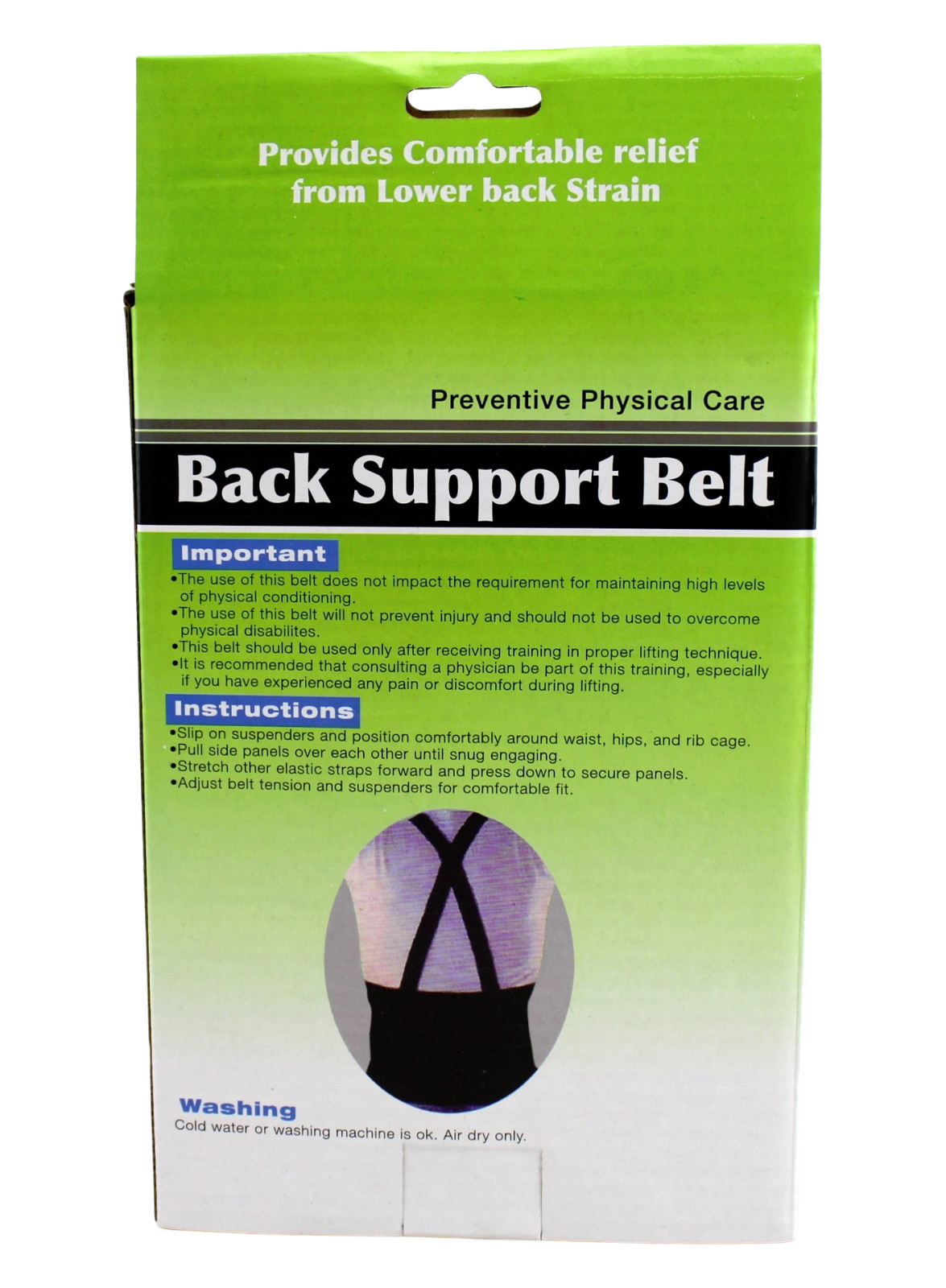 Back Support Belt Heavy Lift Lumbar Brace Suspenders for Work Adjustable Strap