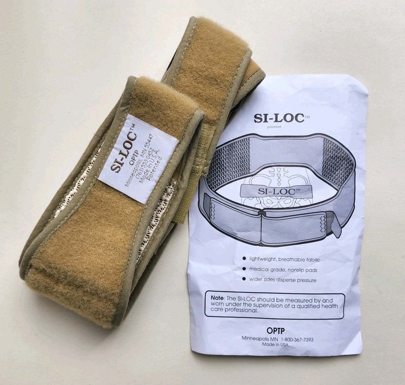 OPTP SI-LOC Support Belt S/M fits 30-46″ Waist