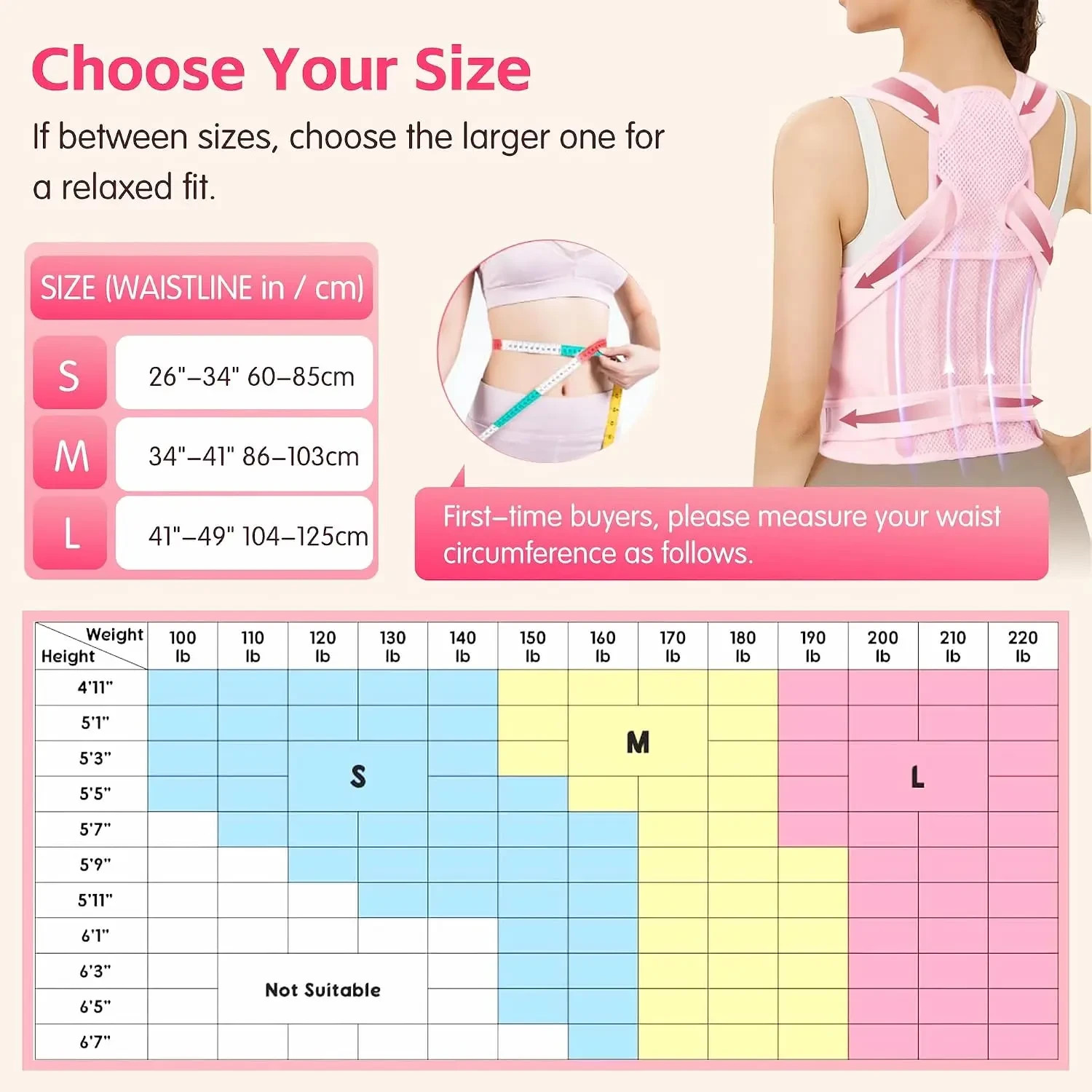 Back Brace Posture Corrector Women Men Shoulder Straightener Adjustable Support